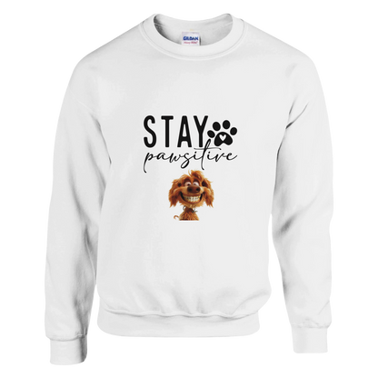 Stay Pawsitive Crewneck Sweatshirt