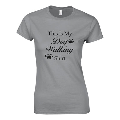 This is my Dog Walking Shirt- Crewneck T-shirt