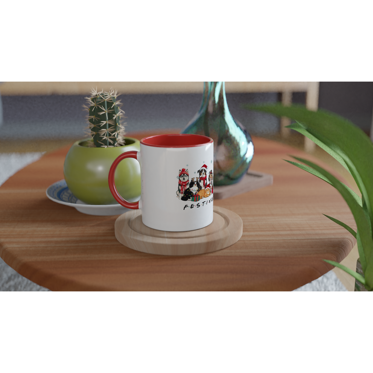 Festive Friends Ceramic Mug