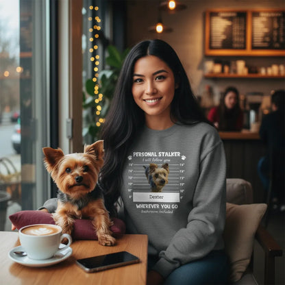 Custom Dog Mugshot Sweatshirt