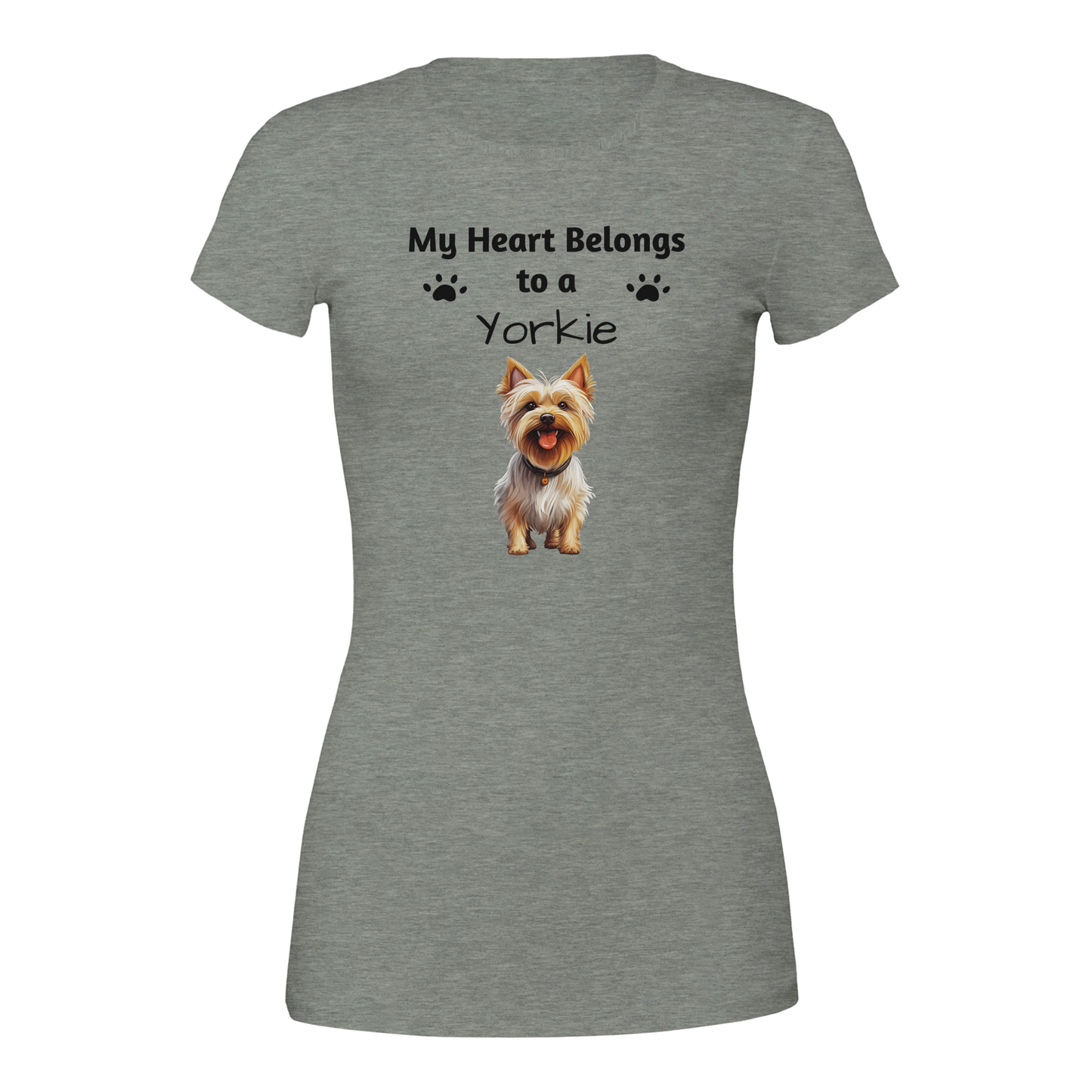 My Heart Belongs to a [Dog Breed] Crewneck T-shirt | Customize