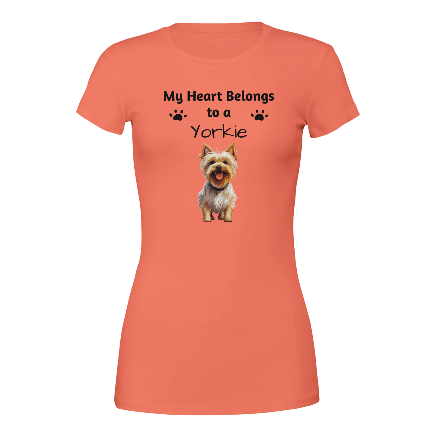 My Heart Belongs to a [Dog Breed] Crewneck T-shirt | Customize