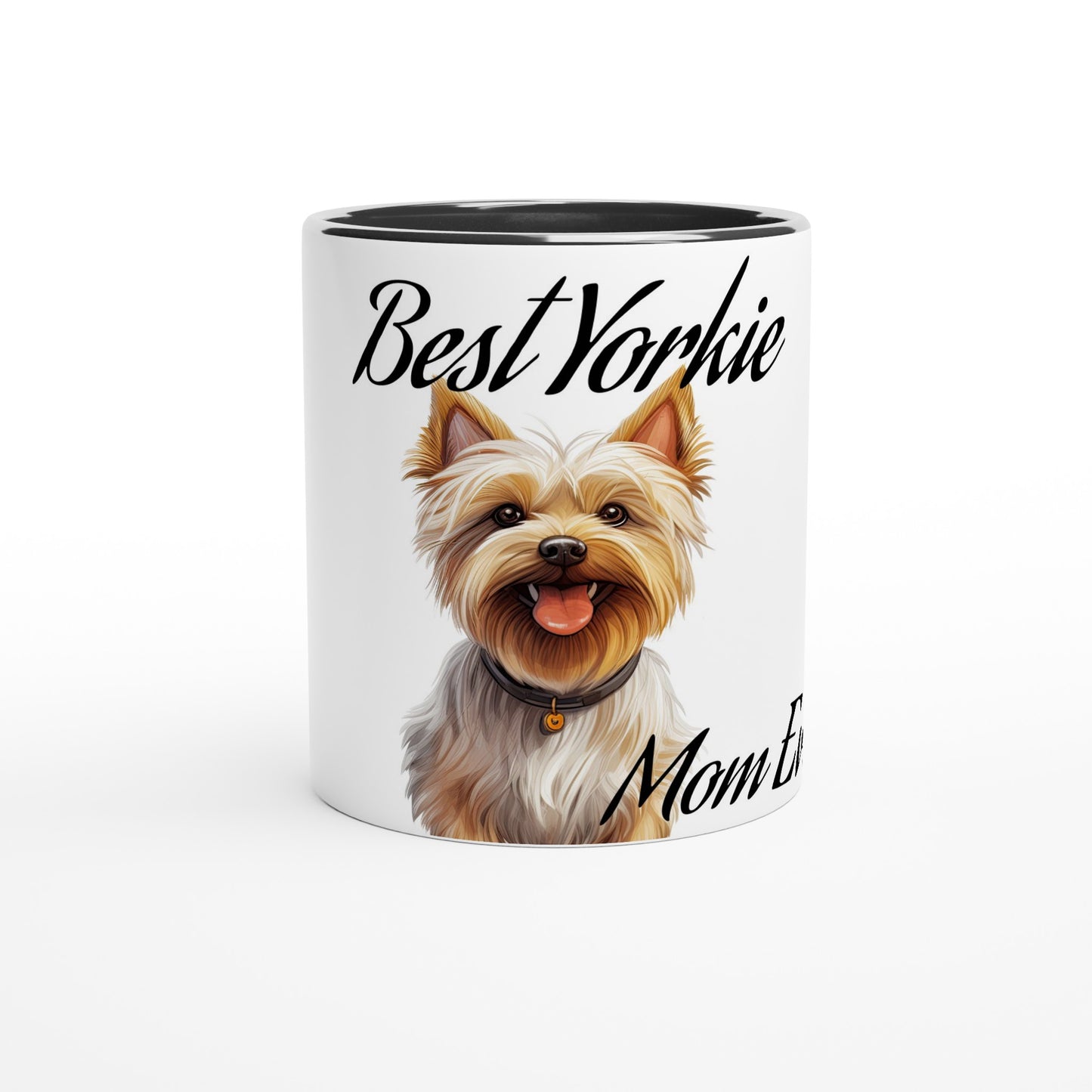 Best (dog breed) Mom Ever- (Customize)-11 oz Mug- Colored Rim