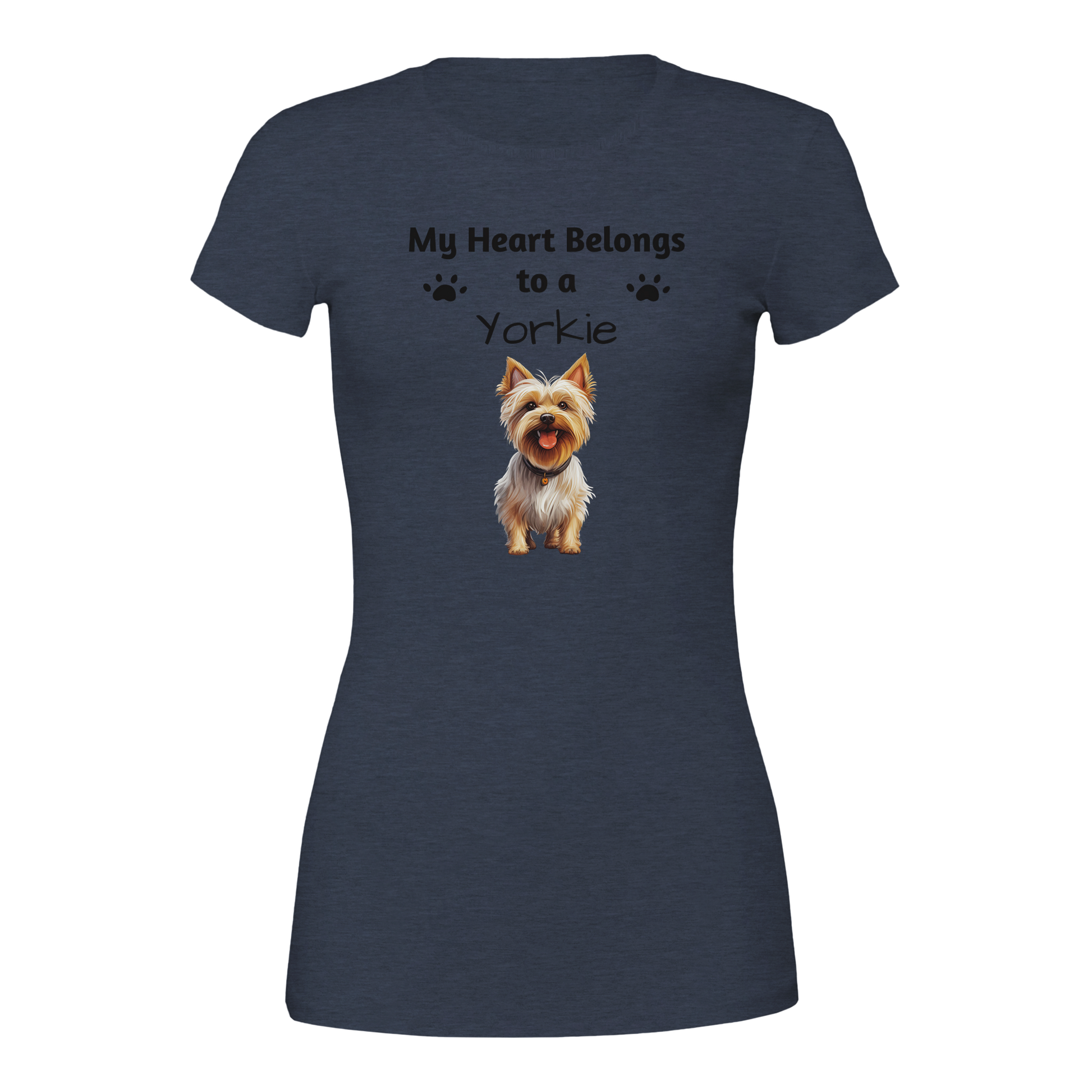My Heart Belongs to a [Dog Breed] Crewneck T-shirt | Customize