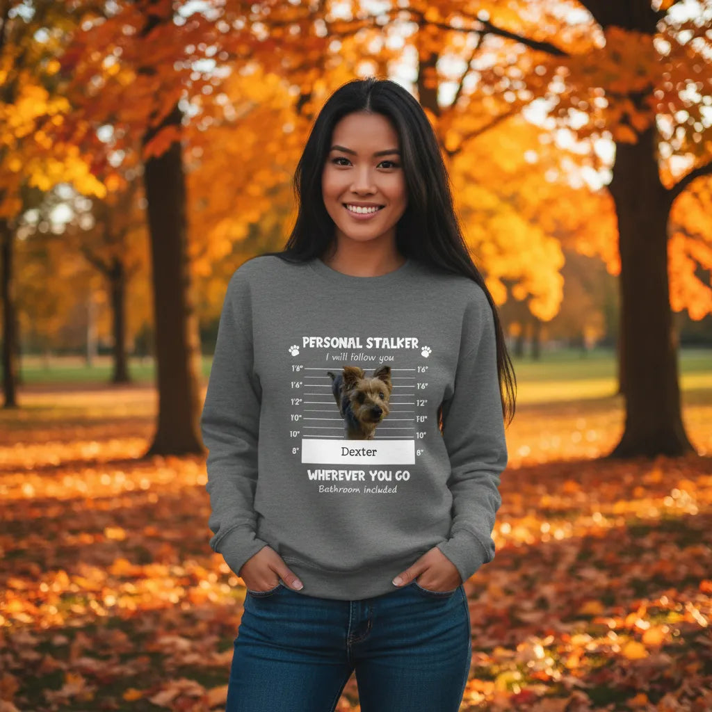 Custom Dog Mugshot Sweatshirt
