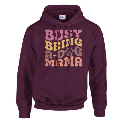 Busy Being a Dog Mama Pullover Hoodie