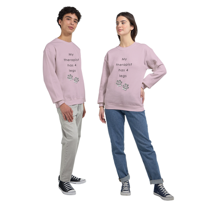 My Therapist has four legs Crewneck Sweatshirt | Customize